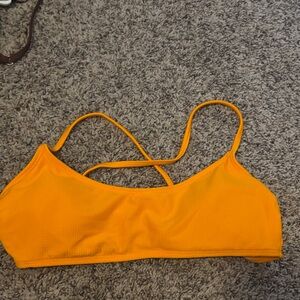 Women's Orange Swim Top